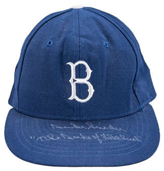Duke Snider Signed Brooklyn Dodgers Cap (Beckett)